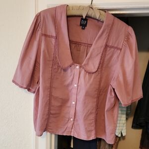 GAP Women's Pink Blouse